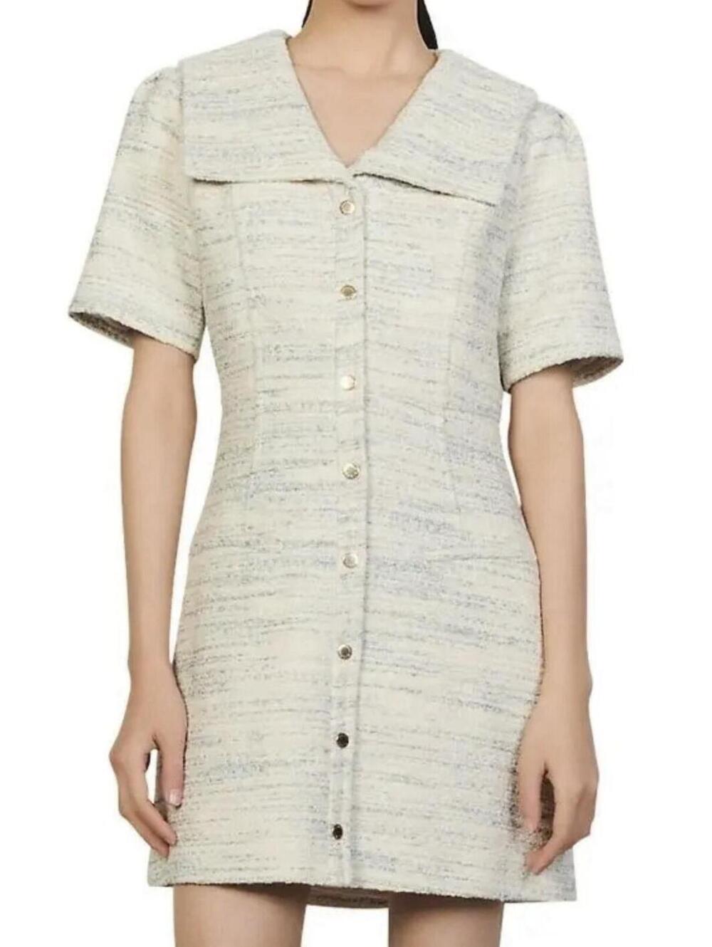Sandro Bethany Tweed Dress Size 36, US Size Small (4)